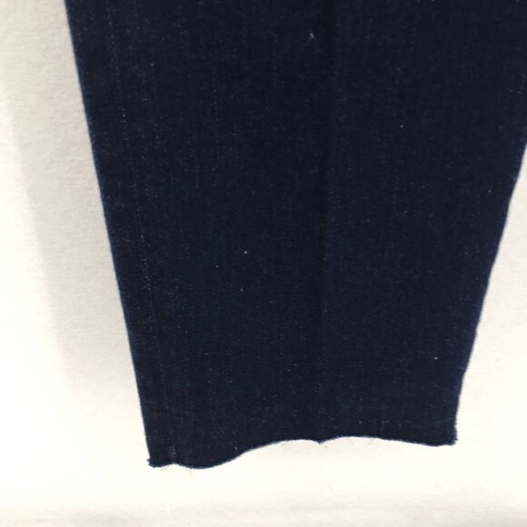 L'AGENCE Sada high rise crop skinny jeans dark wash raw hem ankle new 25 - Picture 3 of 6